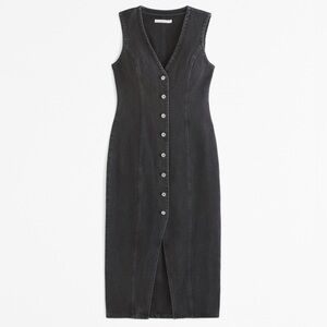 Abercrombie & Fitch Mara Vest Midi Dress